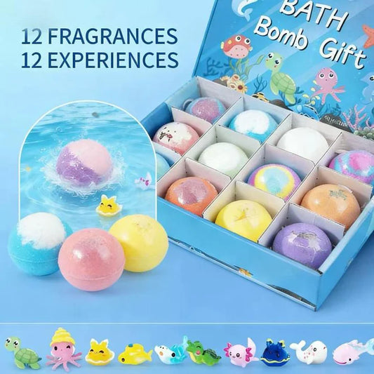 Bath Bombs for Kids with Toys Inside